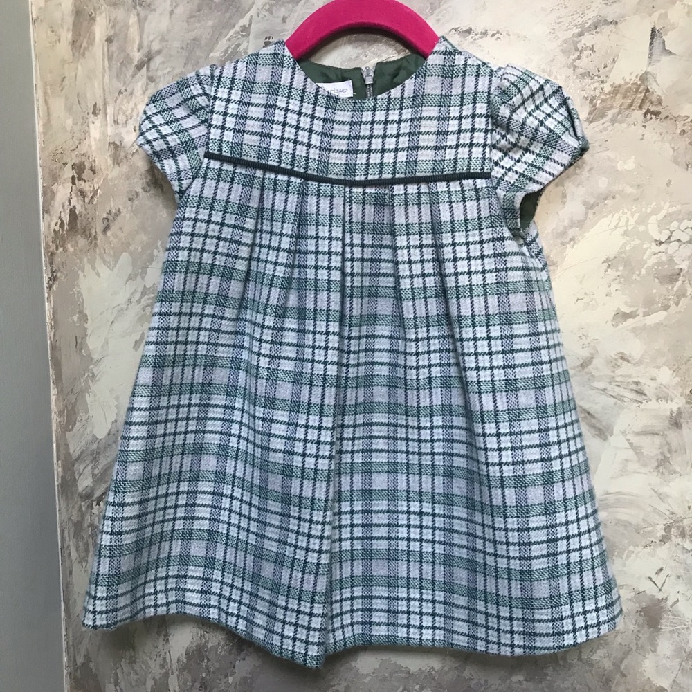 Fina Ejerique plaid dress, size 18 months.